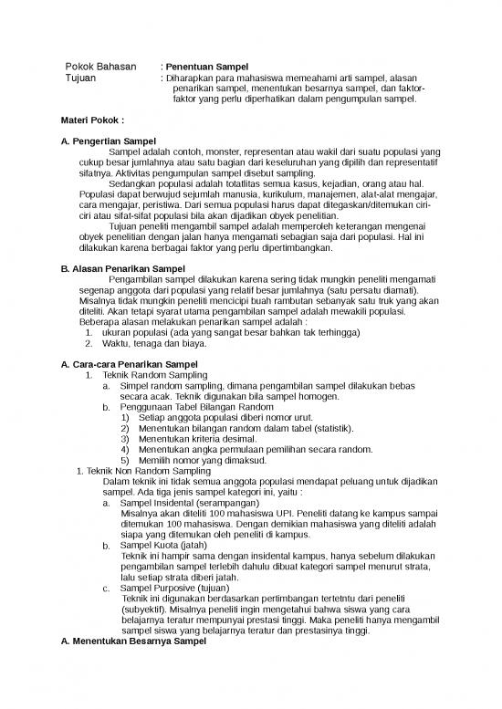 picture1_Tujuan Penelitian Adalah 7511 | Pokok Bahasan Penentuan Sampel | Ilmu Kependidikan
